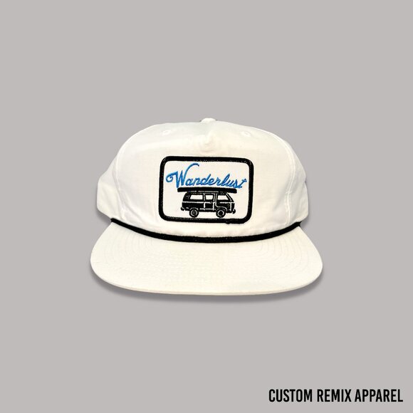 Custom beach wanderlust patch snapback - Picture 1 of 3